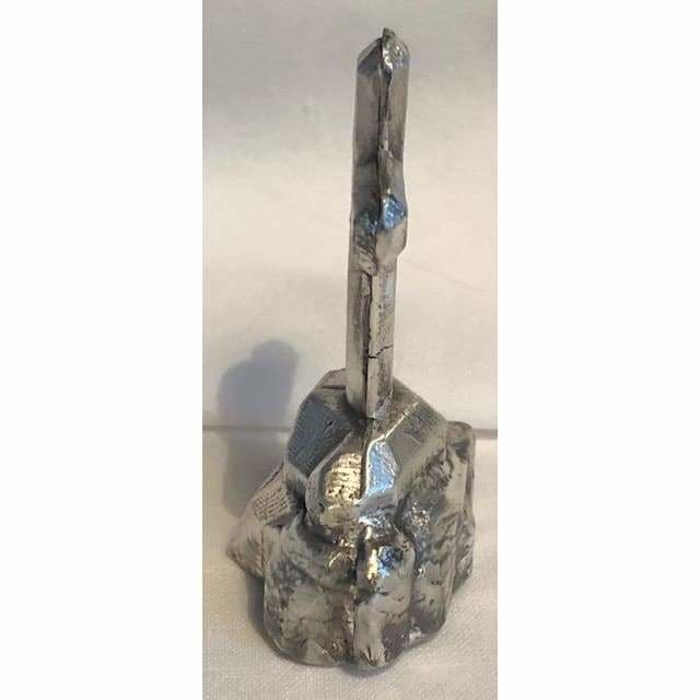 4.75 Ozt MK BarZ Rocky Peak Cross 2 Part Mold Cast.999 Fine Silver - silver bullion