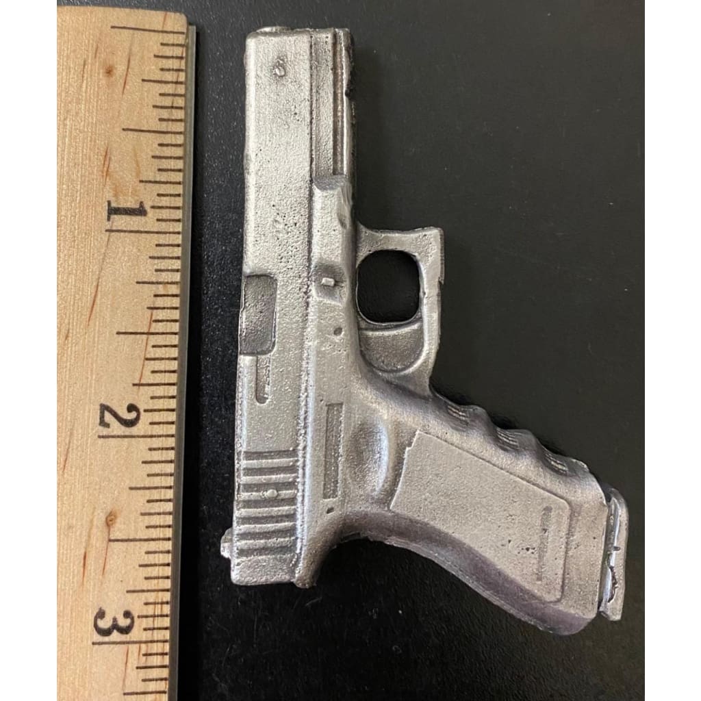 @4.82 Troy Oz MK BarZ 3D Glock 2 Part Sand Cast.999 FS