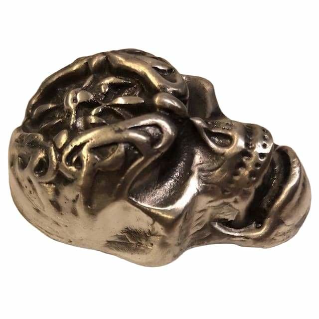 4 Oz MK BarZ Sinister Skull“ Hand Poured.999 FS Bar