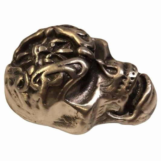 4 Oz MK BarZ Sinister Skull“ Hand Poured.999 FS Bar