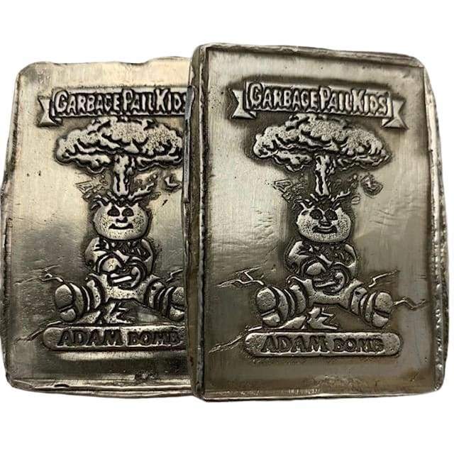 4 Ozt MK BarZ ADAM BOMB Garbage Pail Kids LTD Bar.999 FS