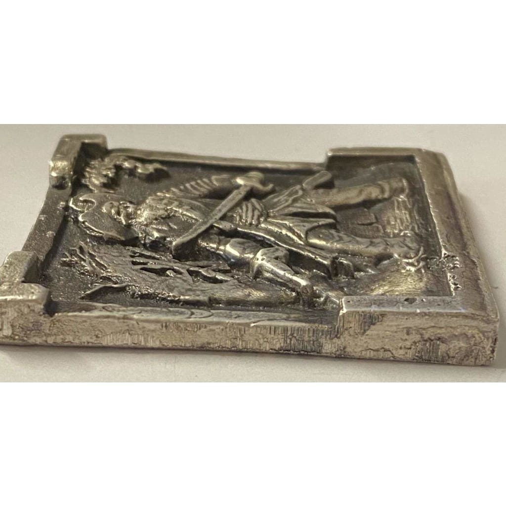 @3.21 Oz MK BarZ Black Beards Final Chapt.2D Framed Sand Cast Picture by Paul Abrams.999 FS