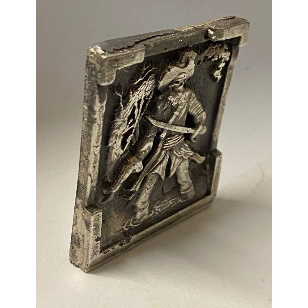 @3.21 Oz MK BarZ Black Beards Final Chapt.2D Framed Sand Cast Picture by Paul Abrams.999 FS