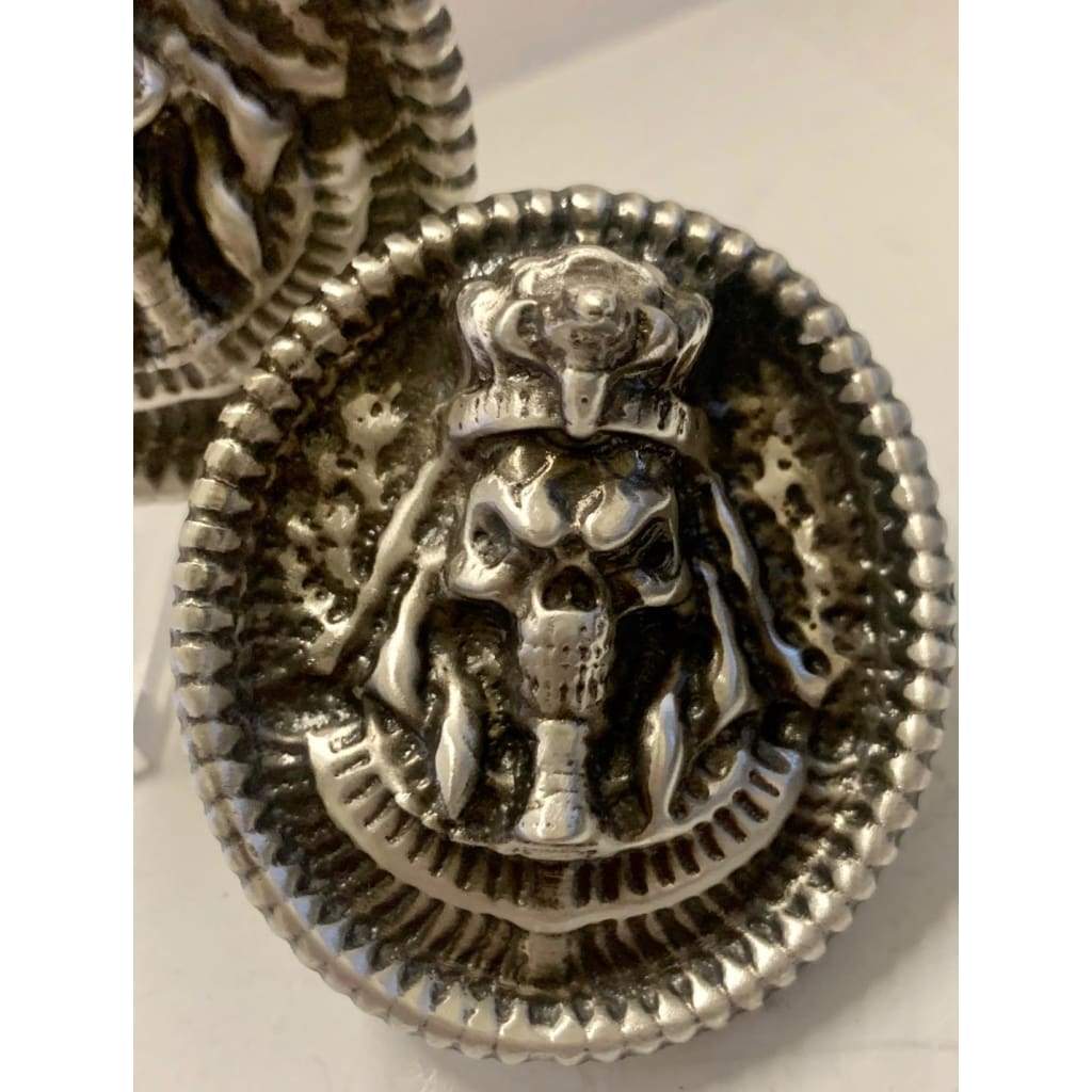4 ozt. MK BarZ "PHARAOH OF DEATH" Sand Cast .999 FINE SILVER - MK BARZ AND BULLION