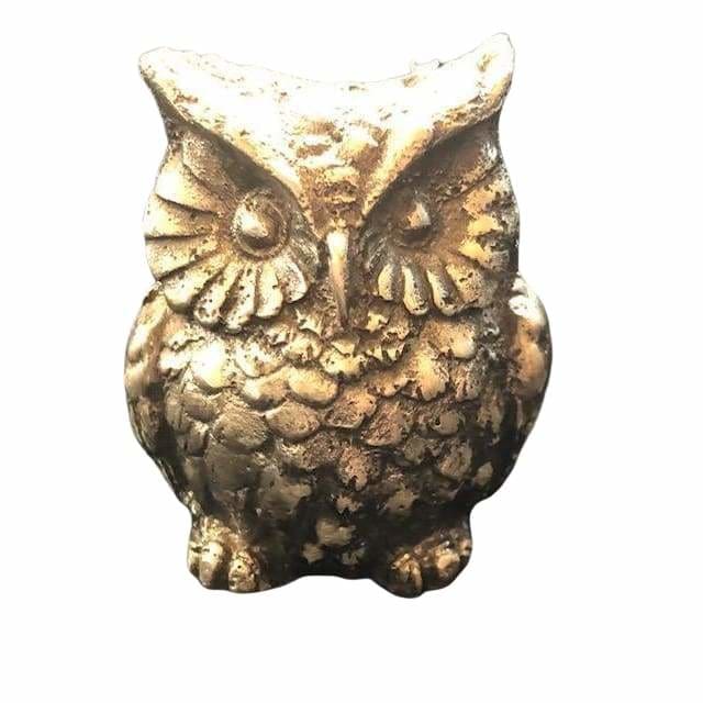 5.3 Troy Oz MK BarZ Wise Owl Statue 3D Sand Cast.999 FS