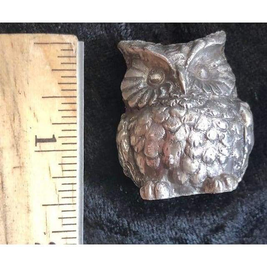 5.3 Troy Oz MK BarZ Wise Owl Statue 3D Sand Cast.999 FS