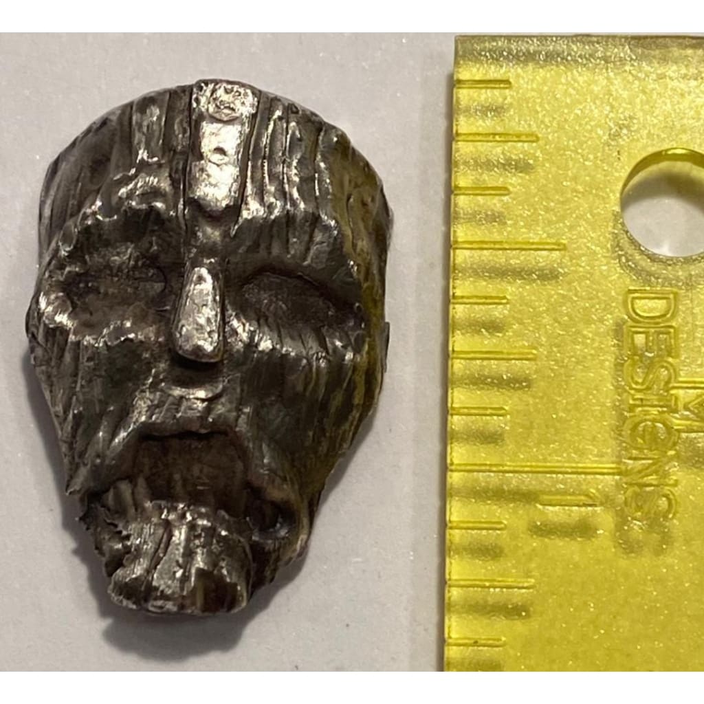 2.5 Oz  MK BarZ "Big Loki Mask" Hand Poured .999 FS - MK BARZ AND BULLION