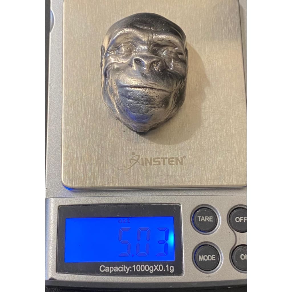 @5 Oz MK BarZ Cross River Gorilla Sand Cast.999 FS