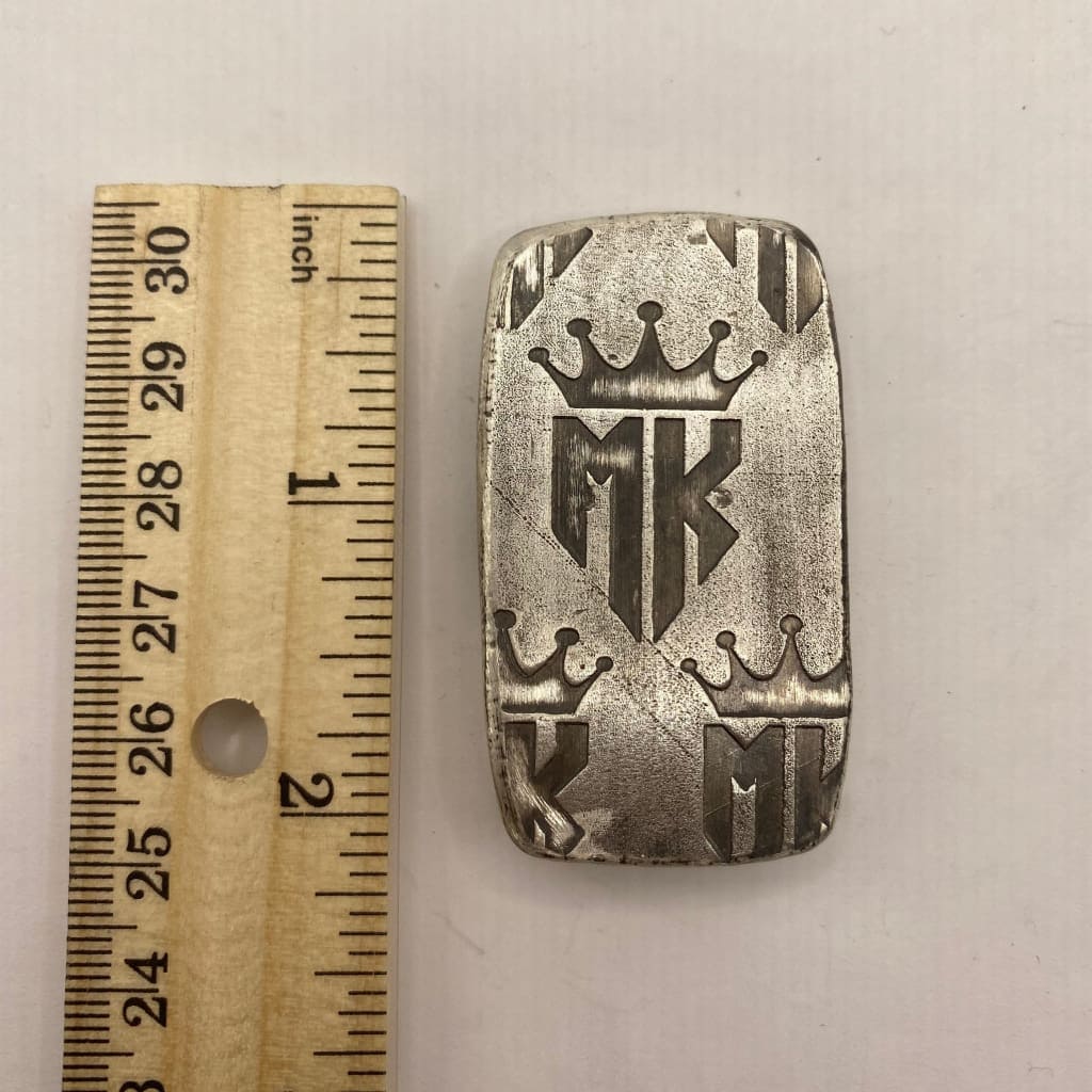 5 Oz MK BarZ Eternal Embrace- The Lovers Stamped Bar.999 FS