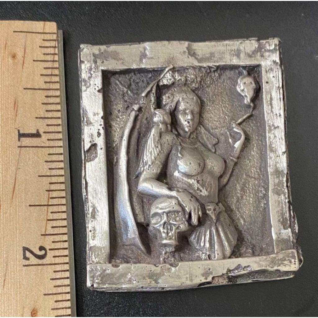 @5 Oz MK BarZ Fallen Angels Den2D Framed Sand Cast Picture by Paul Abrams.999 FS