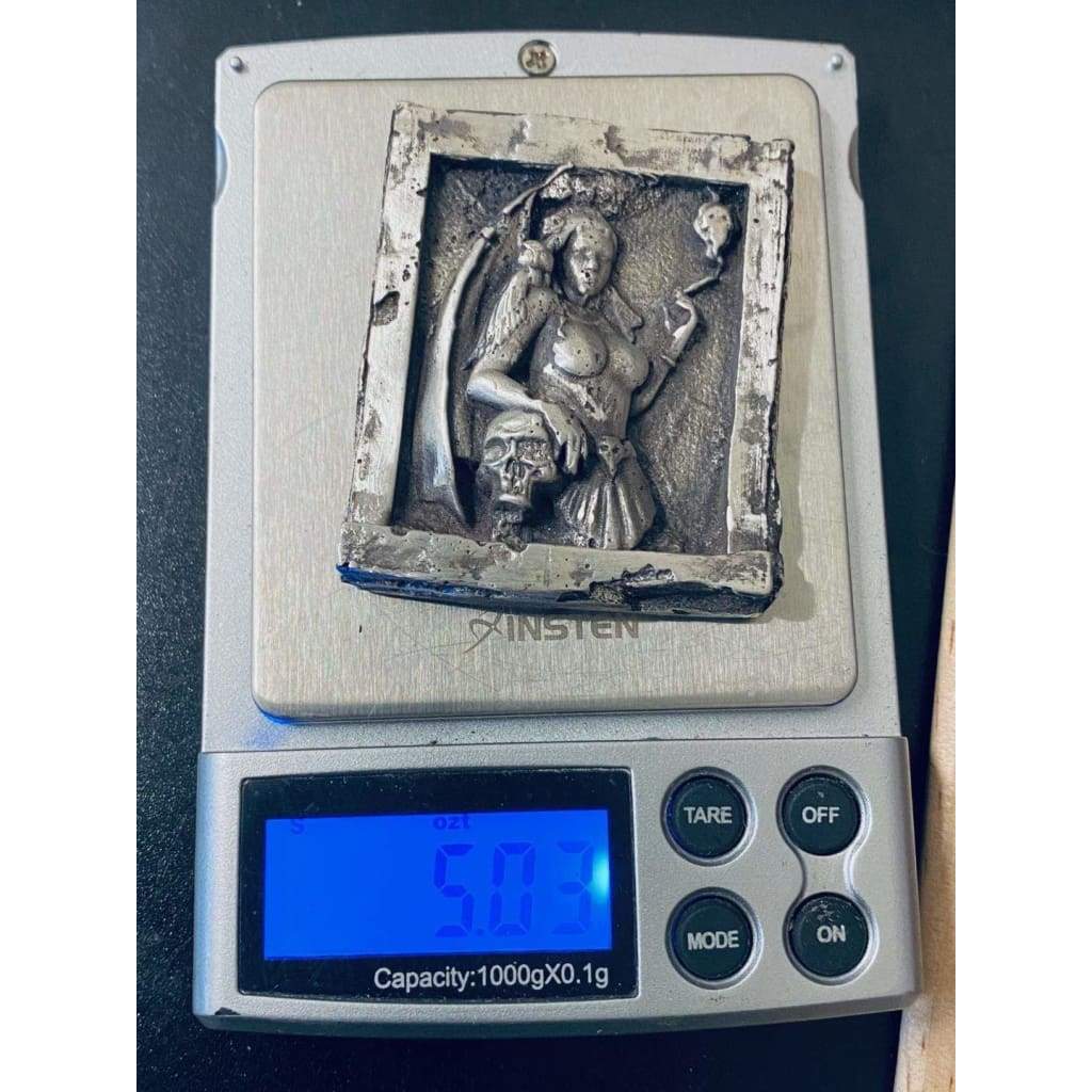 @5 Oz MK BarZ Fallen Angels Den2D Framed Sand Cast Picture by Paul Abrams.999 FS