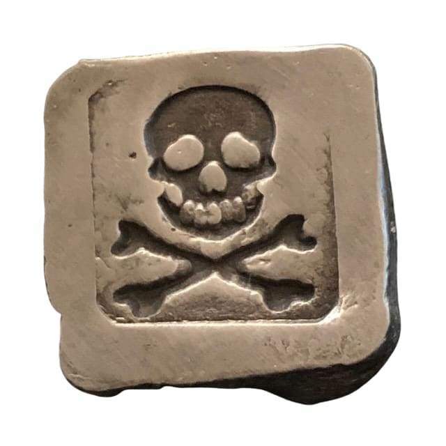 .5 oz MK BarZ Mini Chunk Cube-Pirate Hand Poured Bar.999FS