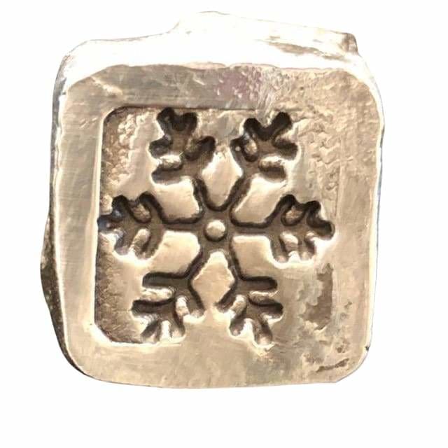 .5 oz MK BarZ Mini Chunk Cube-Snow Flake Hand Poured Bar.999FS