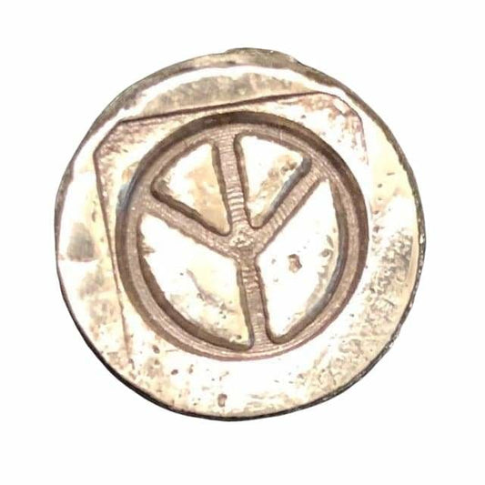 .5 oz MK BarZ Mini Chunk Round-Peace Hand Poured Bar.999FS