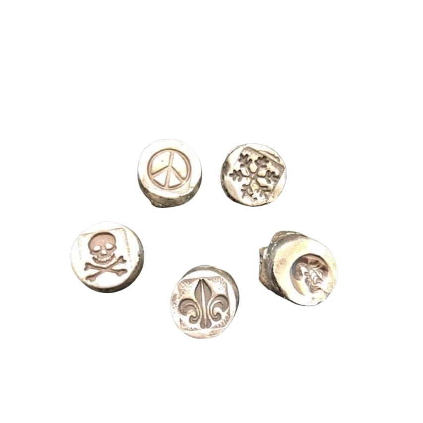 .5 oz MK BarZ "Mini Chunk Round-Peace" Hand Poured Bar .999FS - MK BARZ AND BULLION