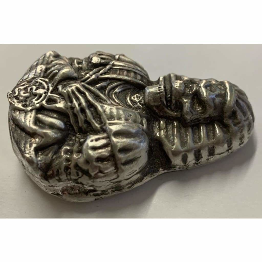 5 Oz MK BarZ Mummy King-Pharaoh Sand Cast Bar.999 FS