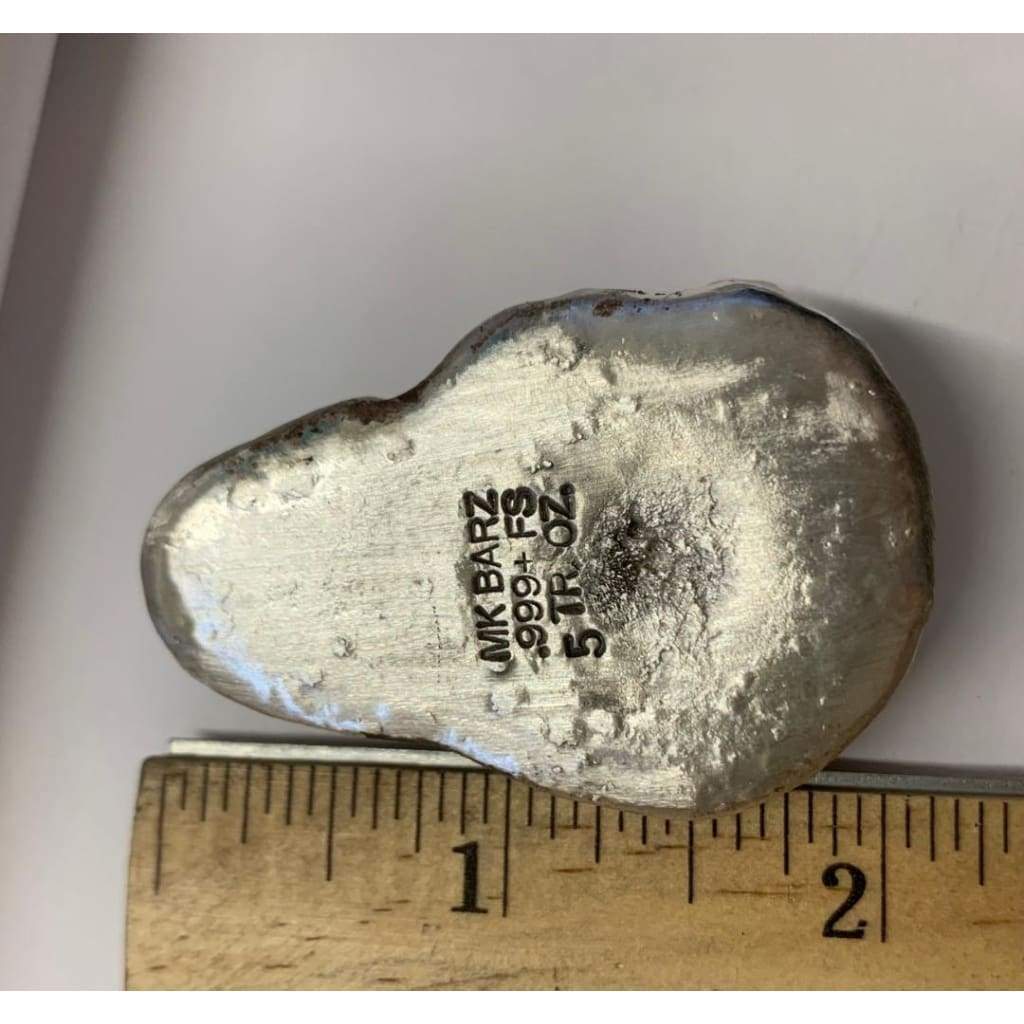 5 Oz MK BarZ Mummy King-Pharaoh Sand Cast Bar.999 FS