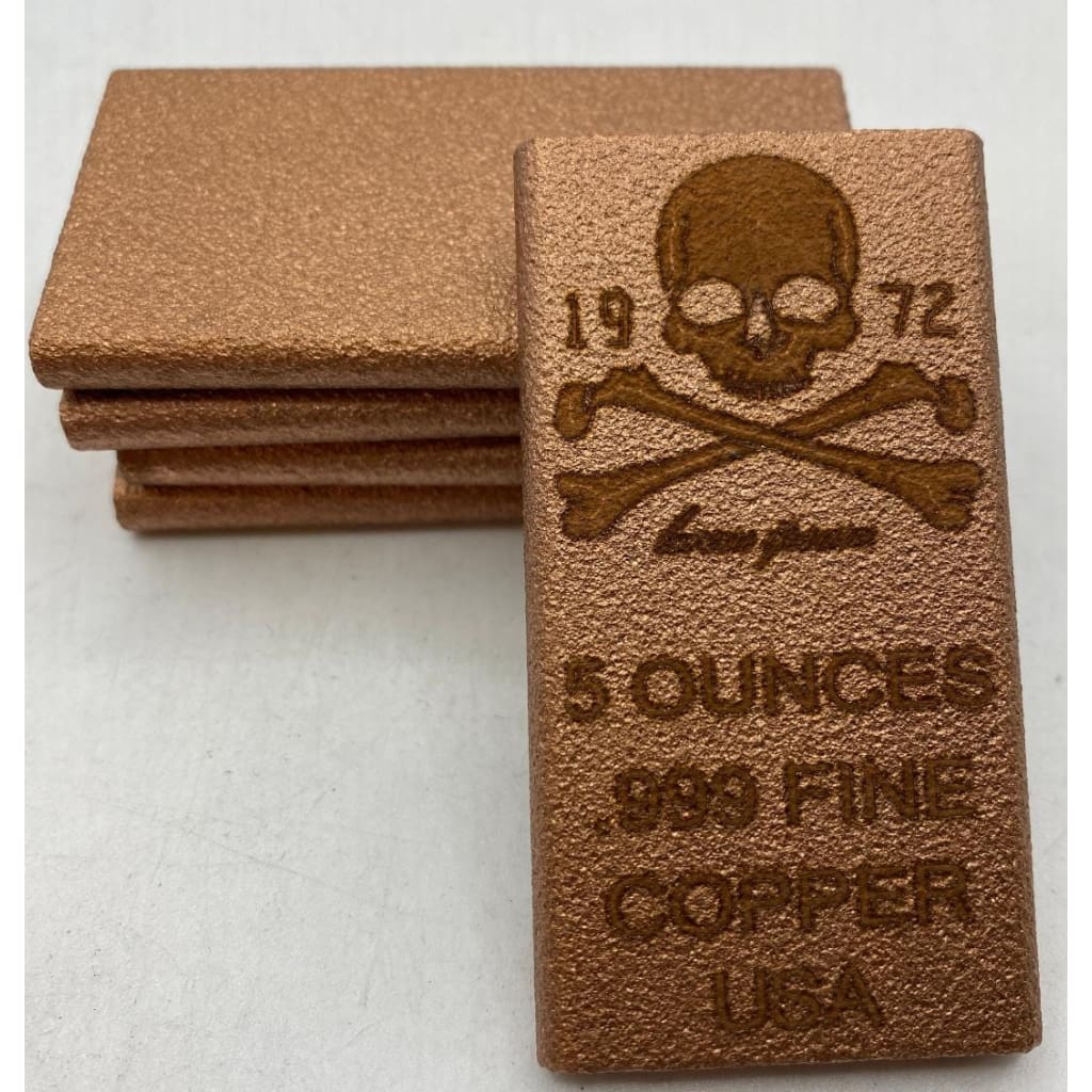5 Oz MK BarZ No Quarter No Mercy!.999 Copper Weight Bar