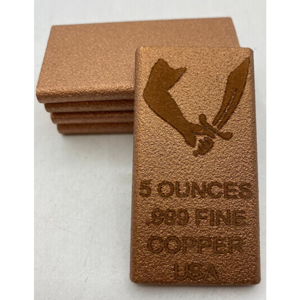 5 Oz MK BarZ Swash Buckler!.999 Copper Weight Bar