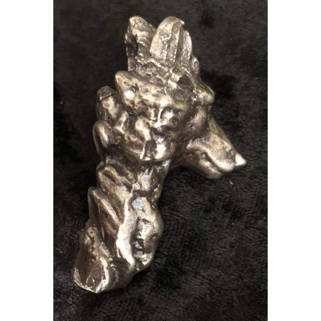5 Oz MK BarZ Timber Wolf Bust Sand Cast Custom Bar.999FS
