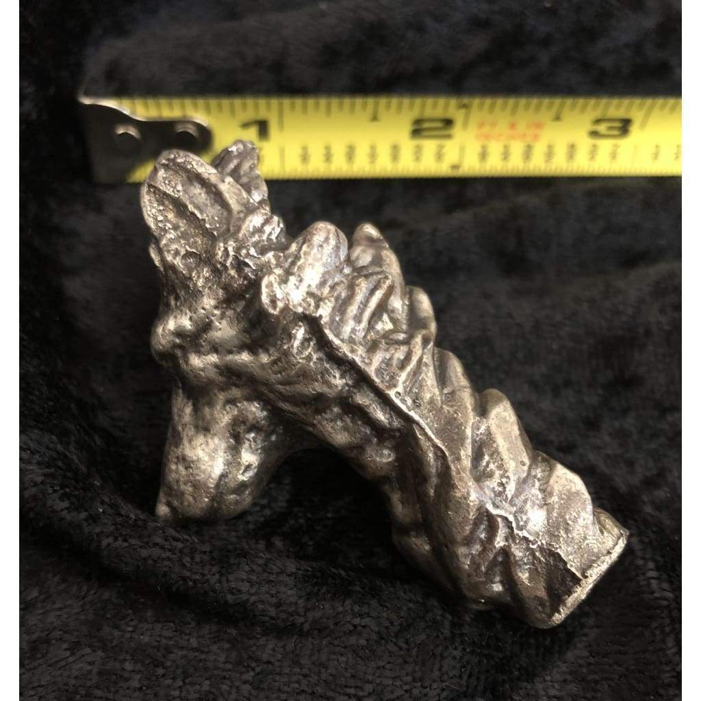 5 Oz MK BarZ Timber Wolf Bust Sand Cast Custom Bar.999FS