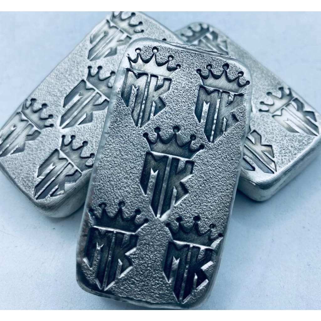 5 Ozt MK BarZ Eagle Weight Bar.999 Fine Silver
