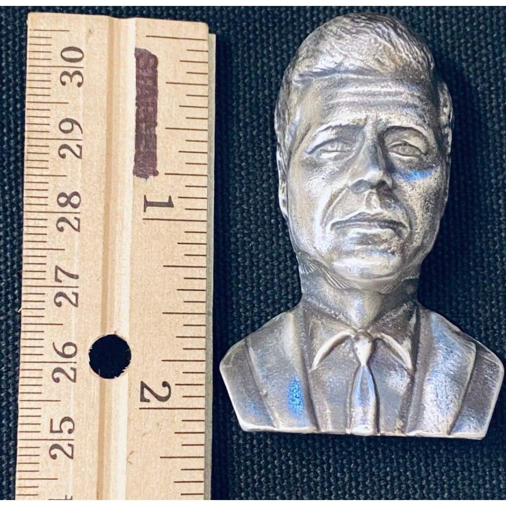 5 Ozt MK BarZ JFK-John F Kennedy Jr. Ask Not... Hand Poured Bust.999 Fine Silver