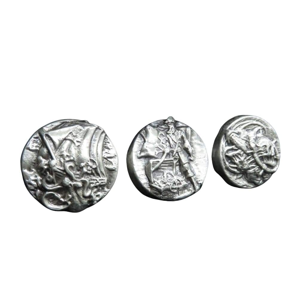 5 Troy Oz. MK BarZ Attack of the Kracken Sand Cast LTD.999 FS Round