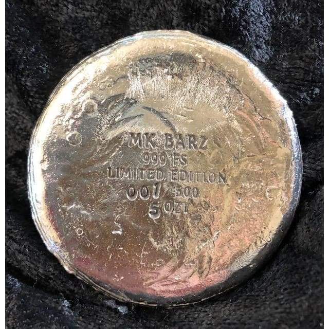 5 Troy Oz. MK BarZ Buccaneer- LIMITED to 500 ONLY Sand Cast Round