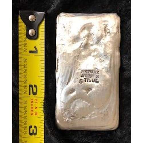 5 Troy Oz. MK BarZ Death in the Forest Hand Poured Relief.999 FS