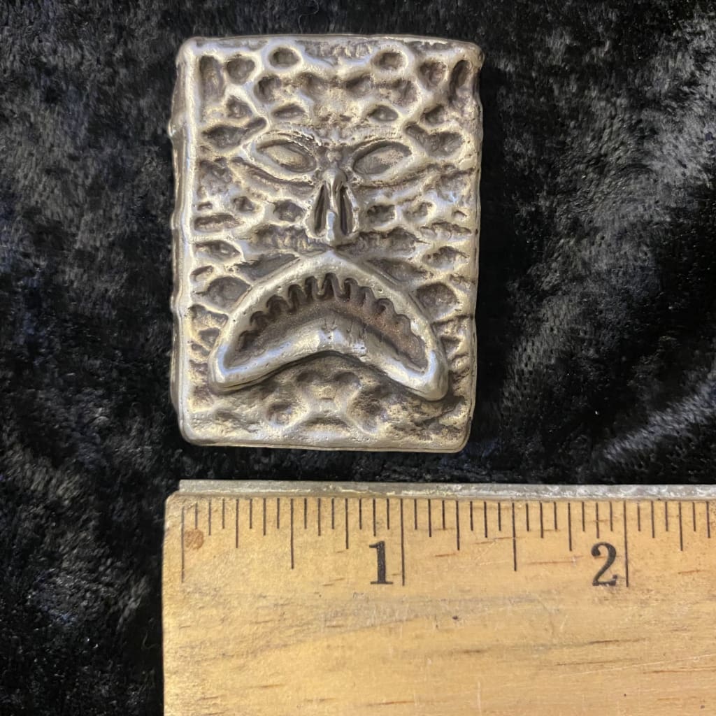 5 Troy Oz MK BarZ Necronomicron- Book of the Dead Hand Poured.999 FS