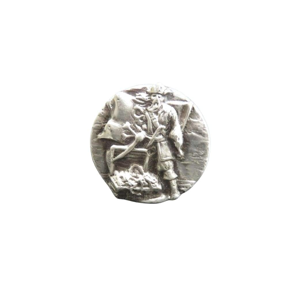 5 Troy Oz. MK BarZ Pirate Captain LTD.999 FS Round
