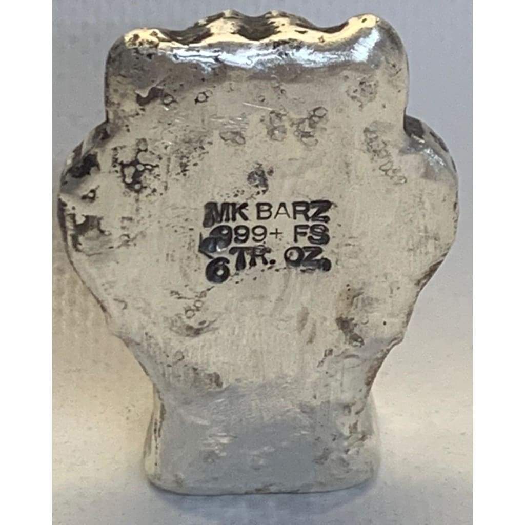 6 Oz MK BarZ Eye of the Tiger Sand Cast.999 FS