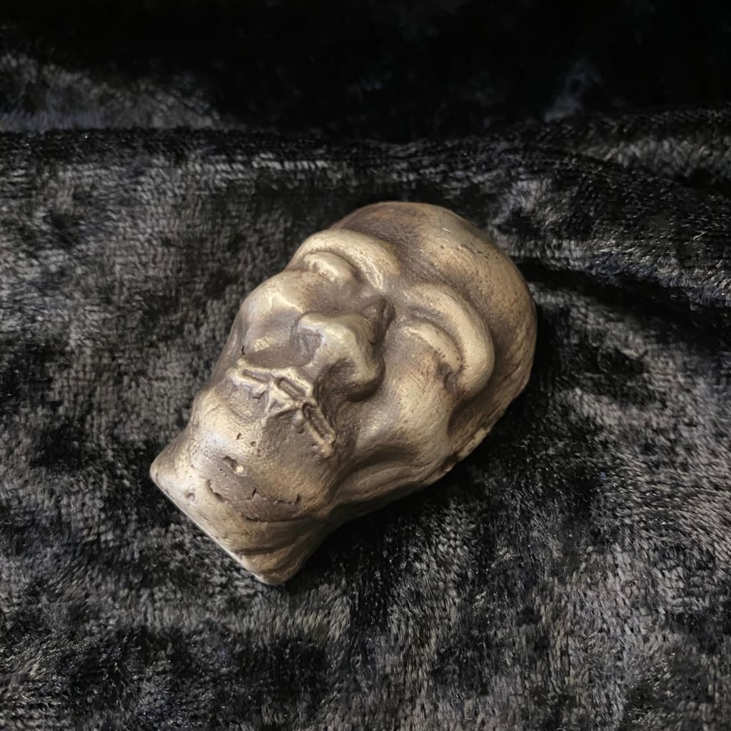 6 Oz MK BarZ Human Shrunken Head Hand Poured.999 FS