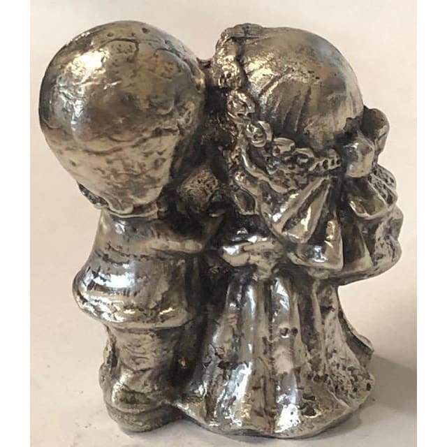 7.6 Troy Oz MK BarZ "Happy Bride & Groom" LTD .999 FS 3D Sand Cast Statue - MK BARZ AND BULLION