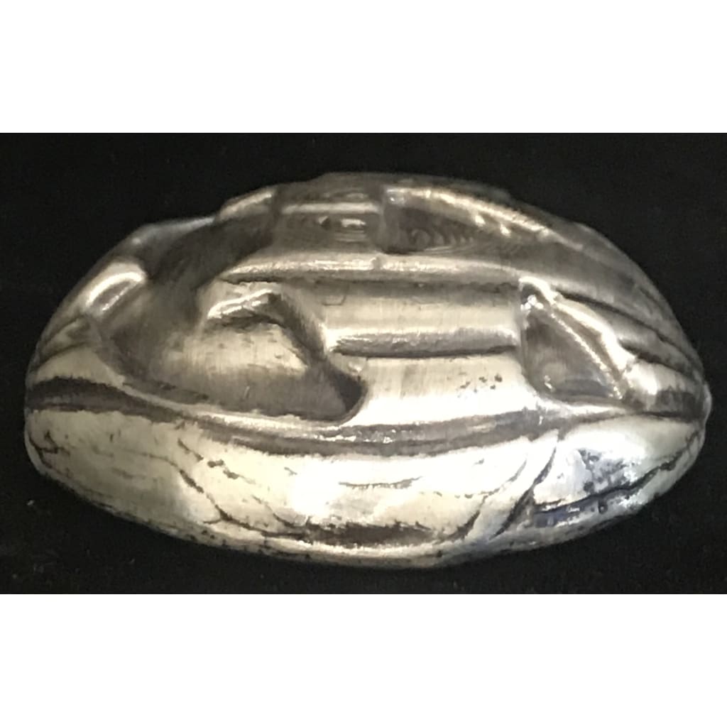 7 Troy Oz Mk BarZ "Jack O' Lantern" Hand Poured .999 FS LTD - MK BARZ AND BULLION
