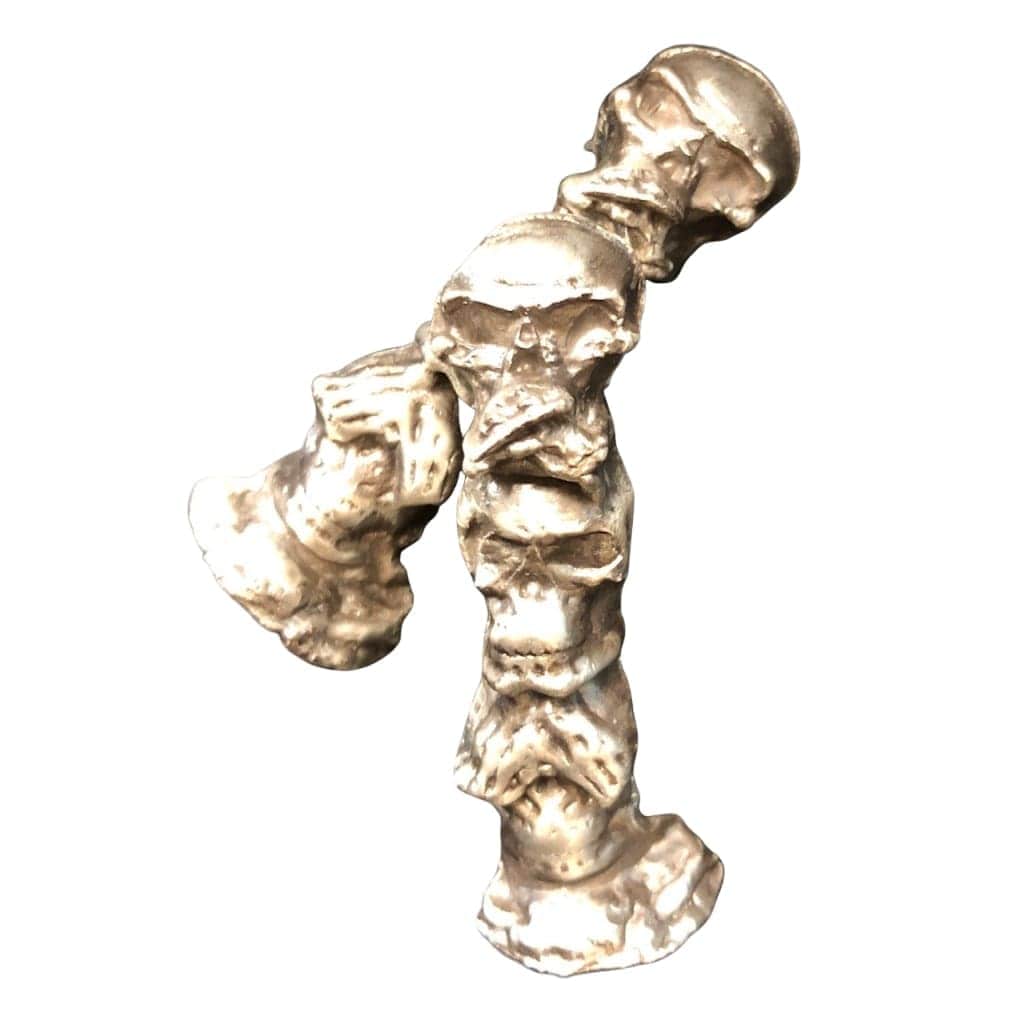 .75 ozt MK BarZ Hear No Evil Speak No Evil Totem.999 FS Hand Poured