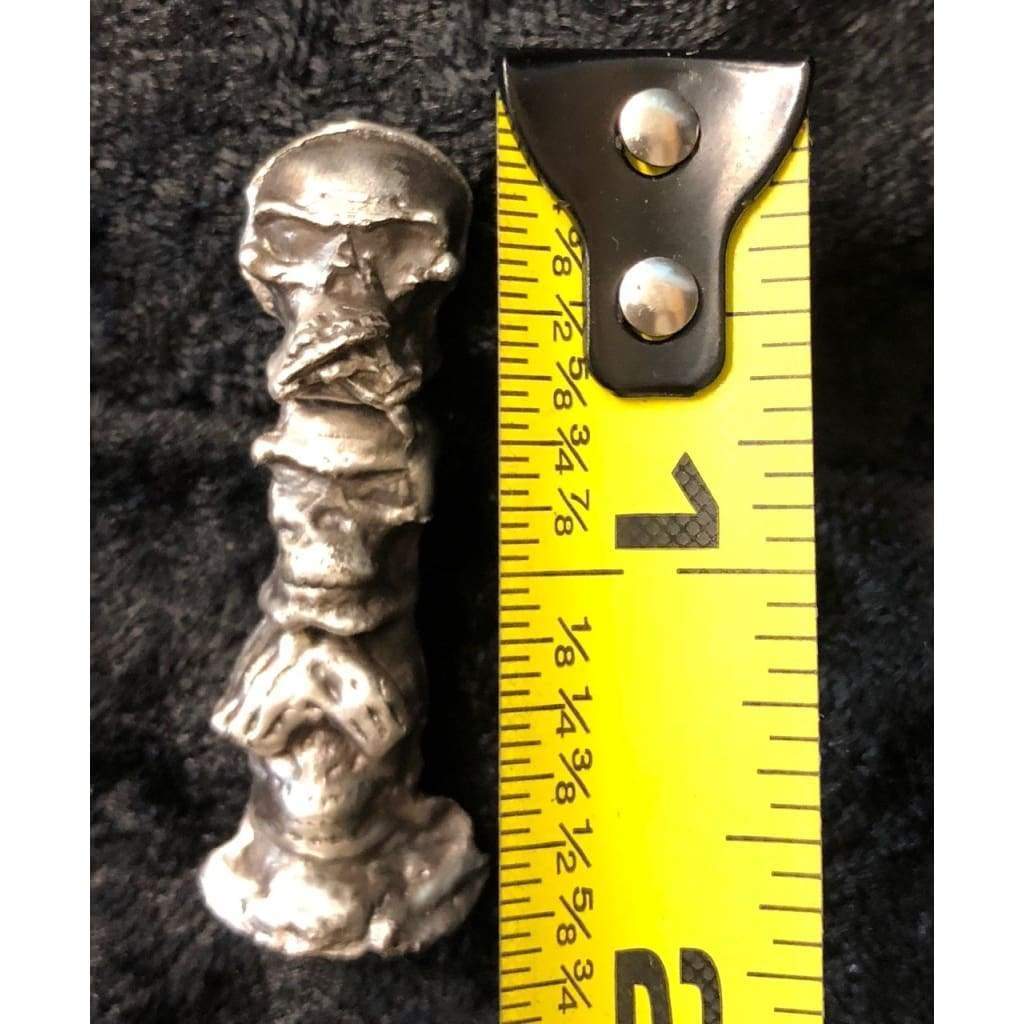 .75 ozt MK BarZ Hear No Evil Speak No Evil Totem.999 FS Hand Poured