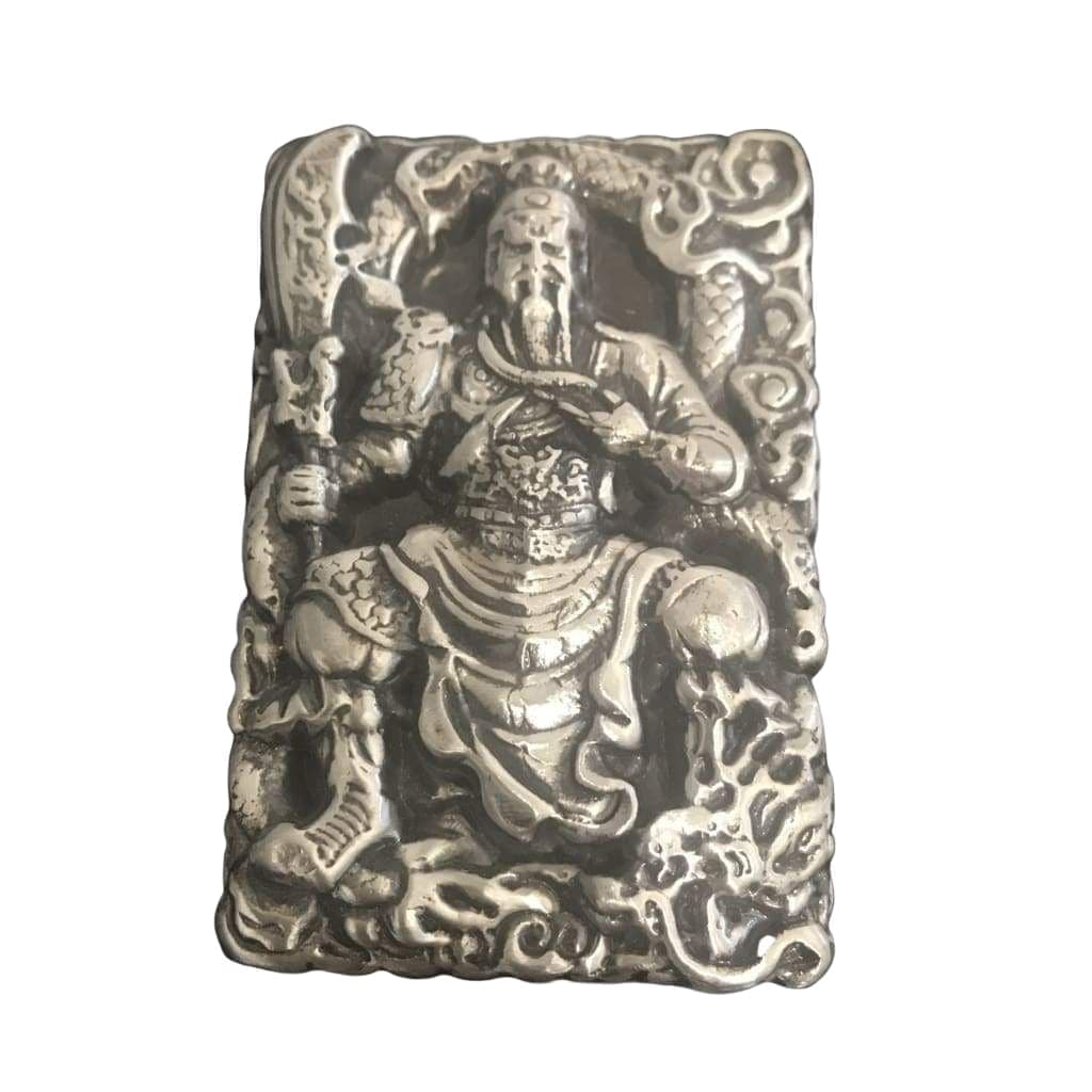 8 Oz MK BarZ Stamped Emperor Warrior 3D Image Bar.999 FS