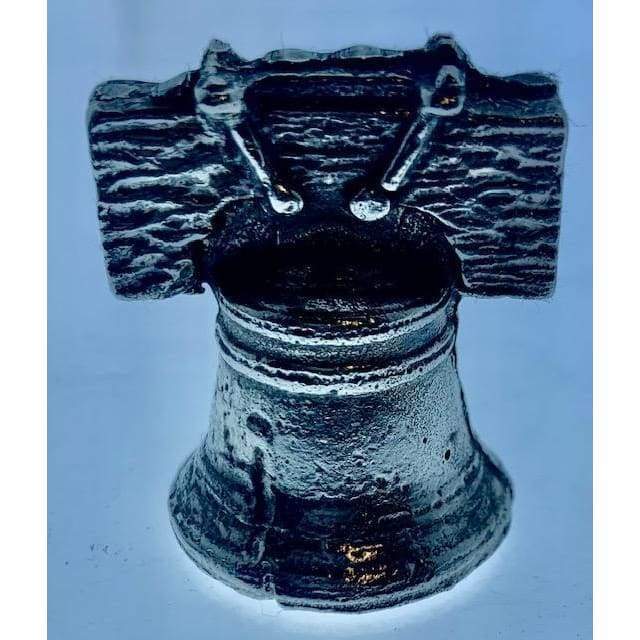 Approx. 2.10 Troy Oz MK BarZ 3D LIBERTY BELL 2 Part Mold.999 FS