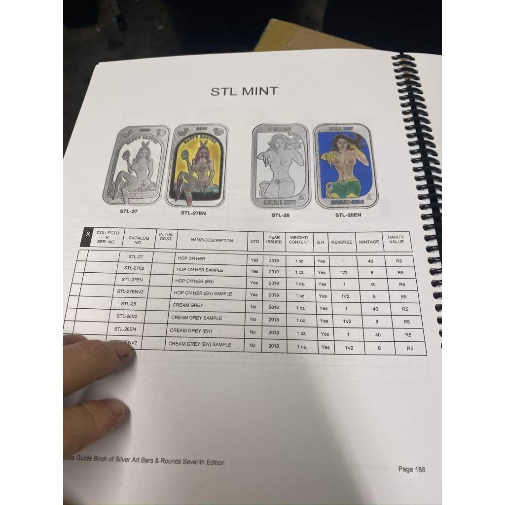SAC 7th Edition Guide Book of Silver Art Bars & Art Rounds