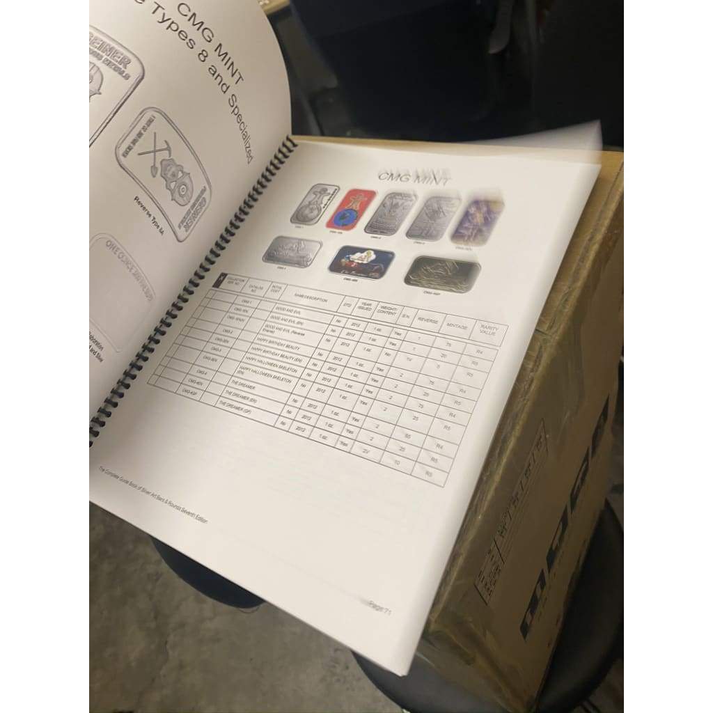 SAC 7th Edition Guide Book of Silver Art Bars & Art Rounds