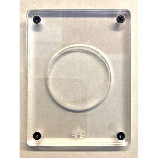 SAC art round holder single art round display for 39 mm coins and rounds - acrylic holder