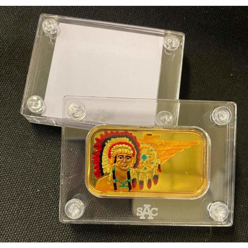 SAC Horizontal Acrylic Art Bar Slab Heavy Duty Magnetic-50.5mm x 29.5mm - MK BARZ AND BULLION