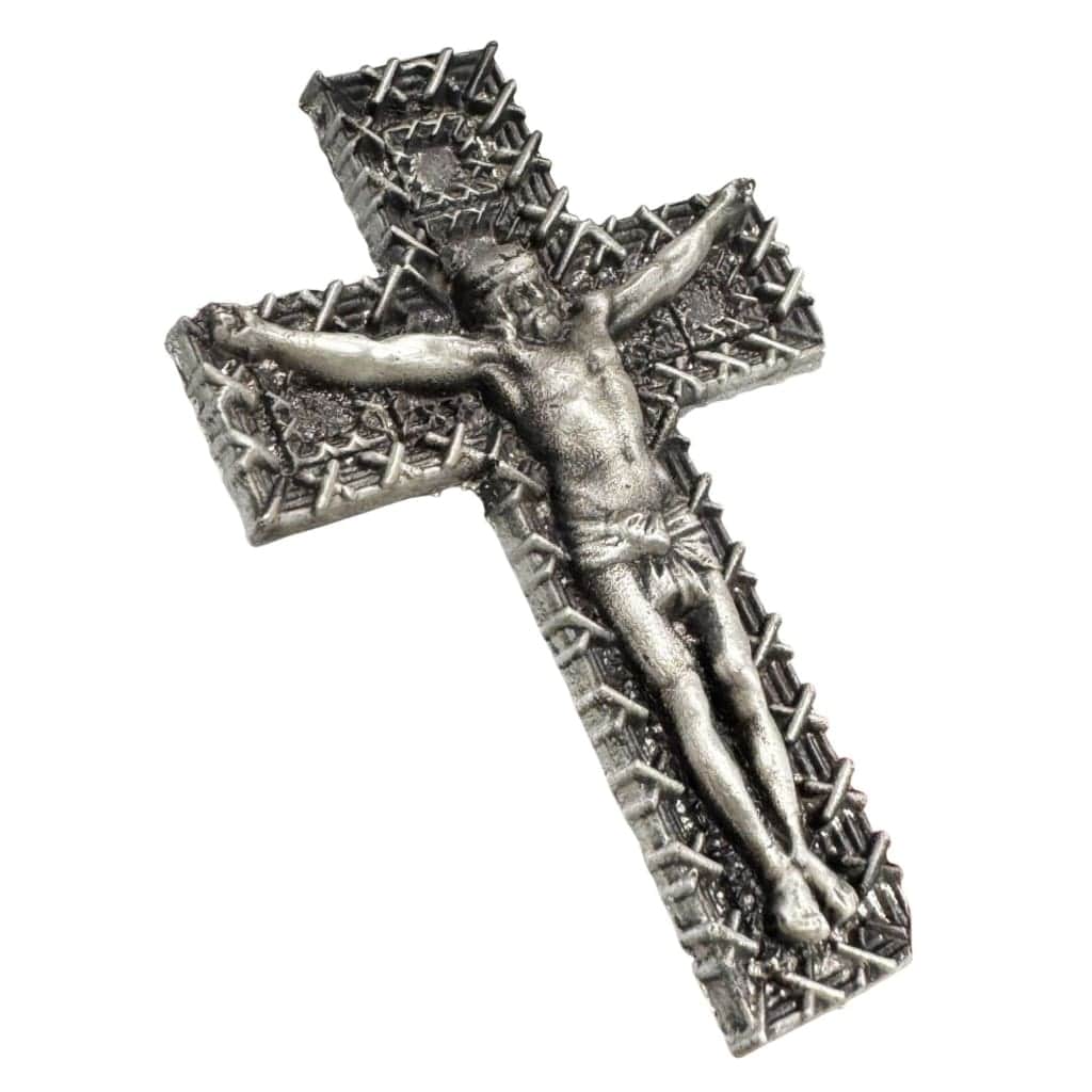 1.22 oz MK BarZ Jesus Crucifix Hand Poured.999 FS