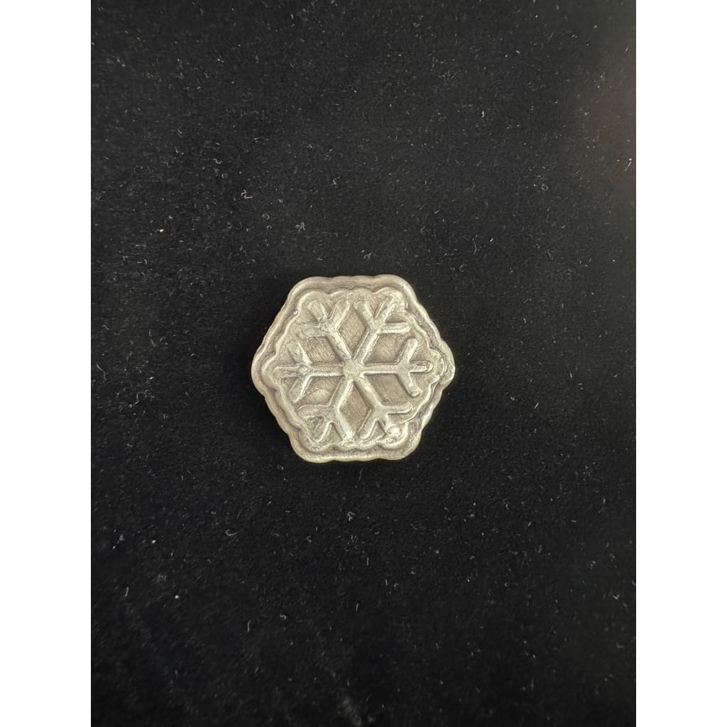 1.25 Troy Oz MK BARZ ’SNOWFLAKE’.999 FS Hand Poured