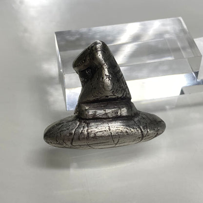 1.5 Troy Oz. MK BarZ Witches Hat Hand Poured.999 Fine Silver