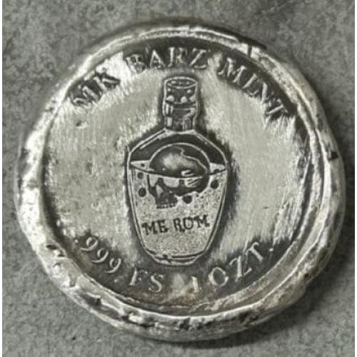Coins Silver 999 Pure 1 Oz 1 Gram Silver Joker Skull Death Card