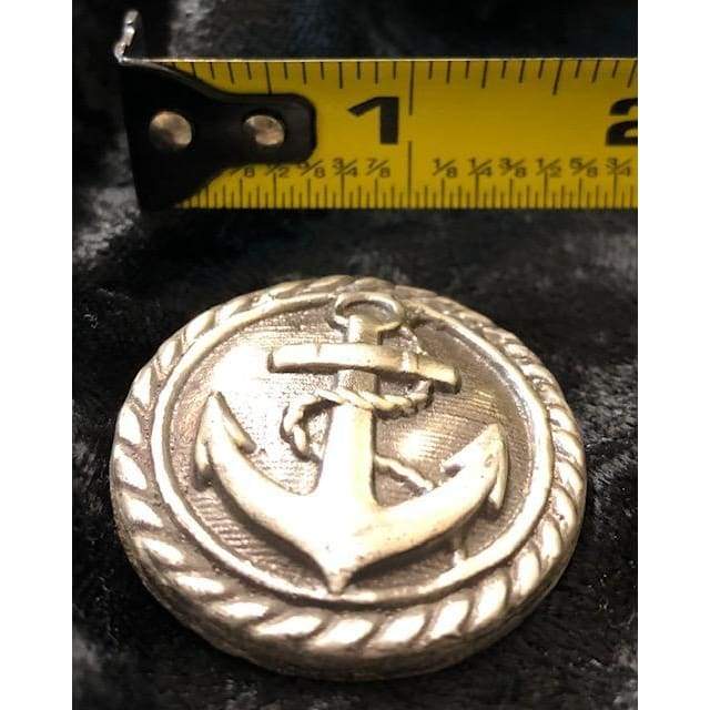 2 Oz  MK BarZ "Captain's Anchor Medal" Hand Poured .999 FS Bar - MK BARZ AND BULLION
