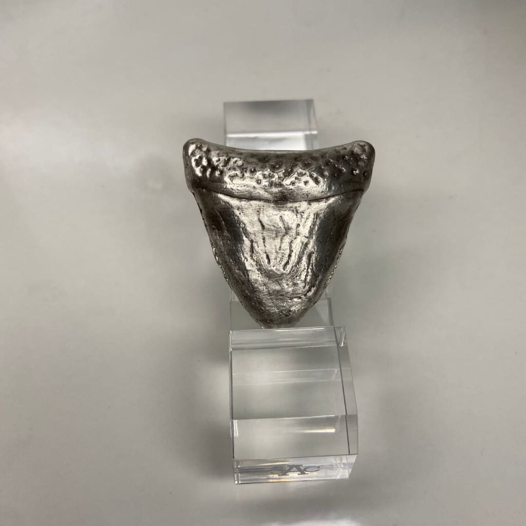 2 Oz MK BarZ Shark's Tooth .999 FS Hand Poured – MK BARZ AND BULLION